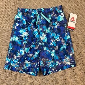 Reebok Youth Boys Vibrant Blue Swim Shorts/Trunks 6/7